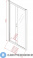 картинка Душевая дверь Aquanet Alfa NAA6121 160, прозрачное стекло (273611)
