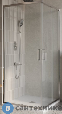 картинка Душевой уголок BelBagno LUCE-A-2-90-C-Cr без поддона