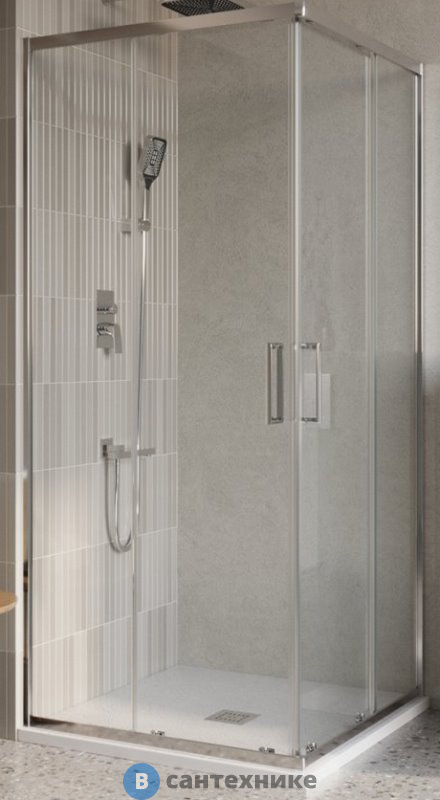 Душевой уголок BelBagno LUCE-A-2-90-C-Cr без поддона