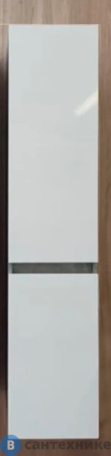 Пенал Aquanika AQB3530140RU87 подвесной BASE 140 /35х30х140/ (бетон/белый)