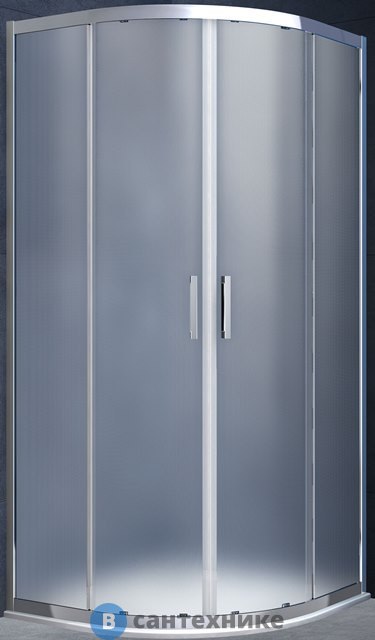 Душевой уголок Vincea Alhpa VSQ-3AL900MT, 900*900, хром, стекло текстурное, без поддона