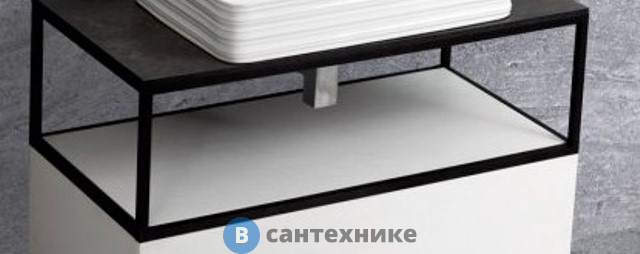Вставка Cezares CADRO CADRO-80-MENS-BO в дно металлического каркаса под раковину, Bianco Opaco, 763x423