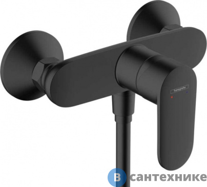 картинка Смеситель Hansgrohe 71640670 Vernis Bl для душа, чёрный матовый