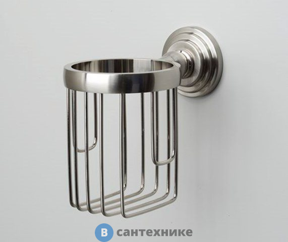 Держатель WasserKRAFT Ammer K-7045 освежителя металл, покрытие "матовый хром"