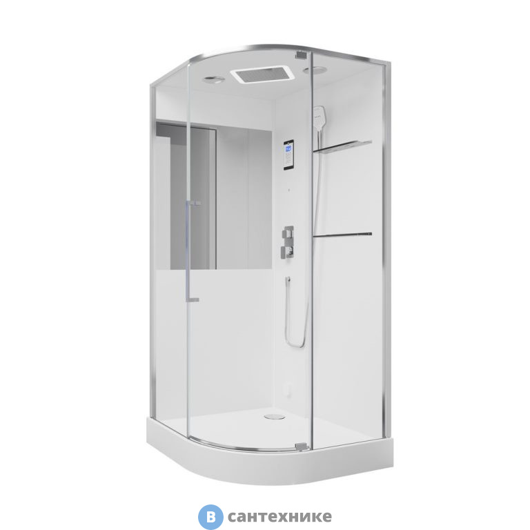 Душевая кабина Black&White G8891 c паром (1000х1000х2200)