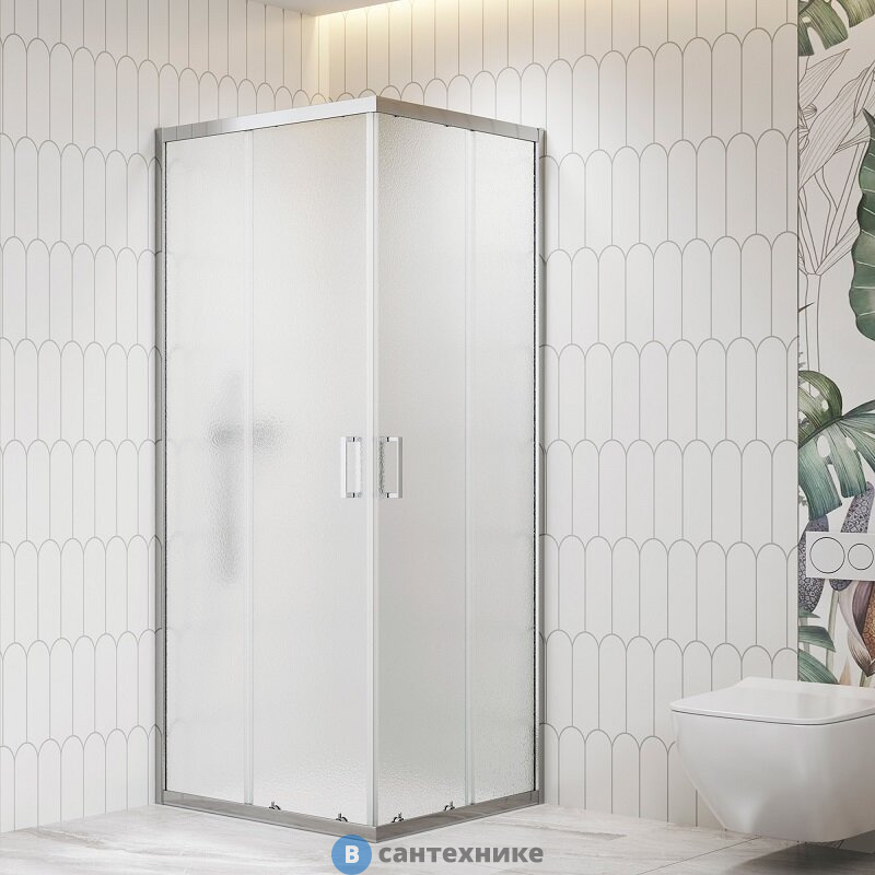 Душевой уголок RGW CL-36 90*90*195 хром/ Cora (06093699-41), без поддона