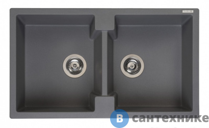 картинка Кухонная мойка Reginox Amsterdam 20 Grey Silvery 3,5" (R31018)