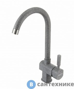картинка Смеситель Акватон ЛИАМ для кухни серый (1AX003FCXX230)