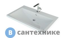 Умывальник Andrea ANDREA 75 мебельный литьевой мрамор