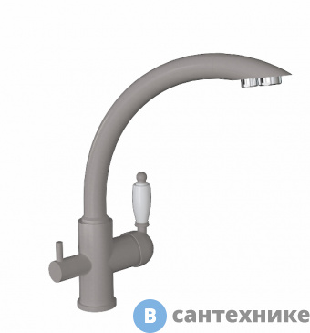 картинка Смеситель FLORENTINA ШАЛЕ FL грей для кухни (333.25H.2113.305)