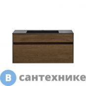 Тумба под раковину Vincea Chiara 1000 подвесная, 1 выкатной ящик soft-close, T.Oak (VMC-2C100TO)