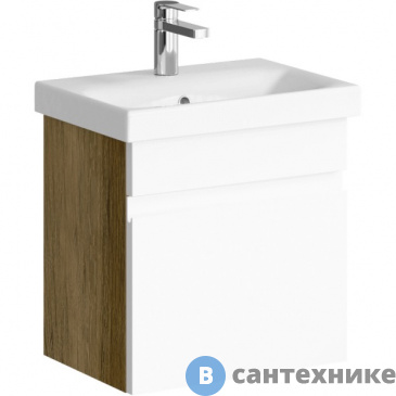 картинка Тумба под раковину Aqwella SMART 50 SRT0105DB (подвесная, дуб балтийский)