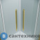 картинка Душевое ограждение Grossman Cosmo 301.K33.02.9090.32.00 (90*90*195) полукруг, раздвижн, золото сатин, стекло прозрач, без поддона