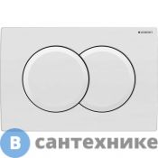 Смывная клавиша Geberit 115.107.11.1 Delta01, для двойного смыва: альпийский белый