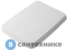 Сиденье Artceram CIVITAS для унитаза белое, шарниры хром с микролифтом (CIA010 01 71)