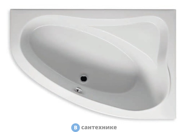 Акриловая ванна Riho LYRA 170х110 L (B018001005/BA6400500000000), без каркаса и сифона