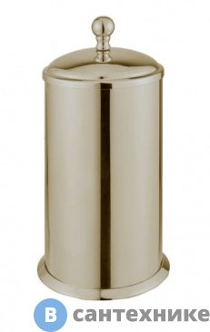 картинка Контейнер Cezares APHRODITE-PC-02-M для ватных дисков, бронза