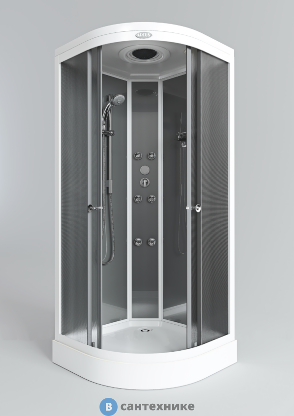 Душевая кабина Arcus AS-122 (100x100) матовое стекло