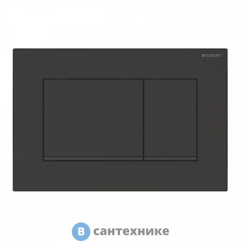 Клавиша смыва Geberit 115.883.16.1 SIGMA30 (черный матовый лак)