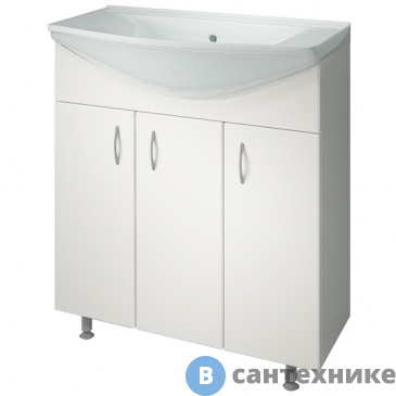 картинка Тумба под раковину Какса-а ЭКО 75 3 двери (под ум. Стиль- 75)