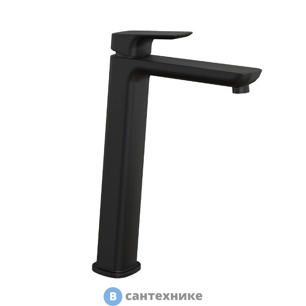 Смеситель Paini 09YO205LL Nove для раковины, высокий, чёрный