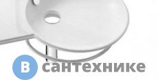 Полотенцедержатель Jacob Delafon FORMILIA SPHERIK E4131-CP для полувстроенных раковин 60, 80 и 100 см (хром)