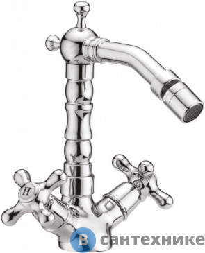 картинка Смеситель Cezares RETRO-C-BS2-01 для биде хром