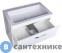 картинка Тумба под раковину Style line Каре 80 (2 ящ.) Люкс белая, подвесная PLUS (2000949234274)