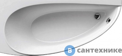 картинка Акриловая ванна Ravak AVOCADO 160 L белая (CQ01000000)