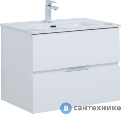 картинка Тумба под раковину Aquanet Алвита new 70 белый матовый (303909)