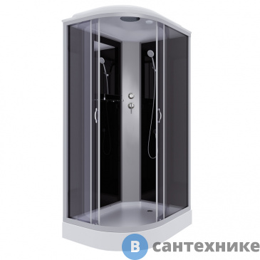 картинка Душевая кабина Niagara NG-3512-14R (1200х800х2150) низкий поддон, стекло тонированное