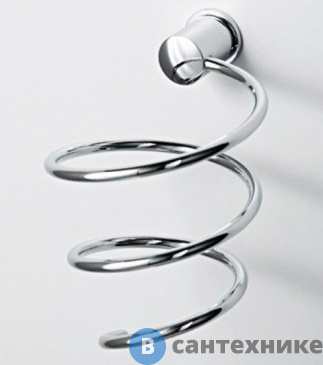 картинка Держатель WasserKRAFT K-1080 фена металл, хромоникелевое покрытие