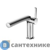 Смеситель Keuco EDITION 400 для умывальника, с гарнитурой, никель шлифованный (51504050002)