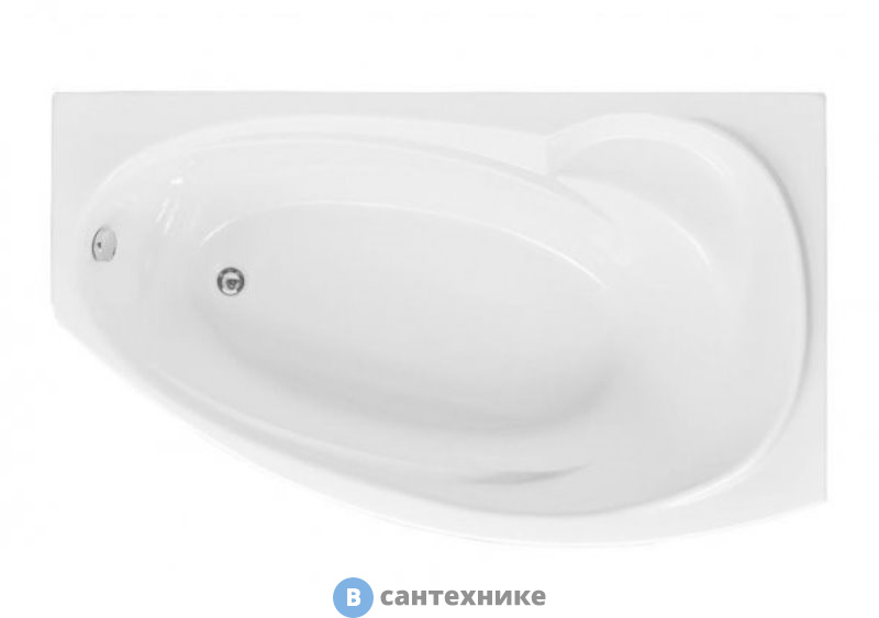 Акриловая ванна Aquanet JERSEY 170*90 R к/с32 (205329)