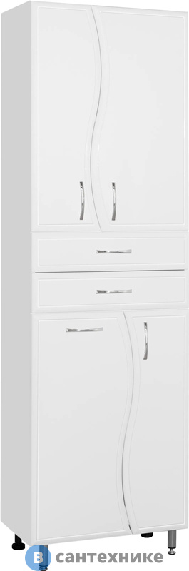 Колонна Style line 600 (2ящ., корзина) 2000*600*340, Волна (4650134472615)