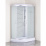 Душевая кабина Loranto CS-66120-13R FW 120*80*215 белый кирпичный узор, матовое стекло, профиль хром