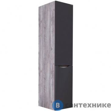 картинка Пенал Grossman ТАЛИС-35 см с б/к подвесной, универсальный бетон пайн/серый