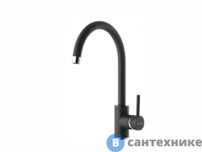 картинка Смеситель Alveus ROXA G91 CARBON чёрный (1129039)