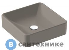 Раковина на столешницу Jacob Delafon VOX EVG102-MK4 с переливом /40х40/ (мягкий кашемир, матовая)