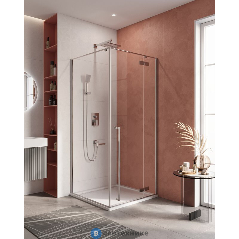 Душевой уголок CEZARES LINER-A-1-100-C-Cr-R без поддона