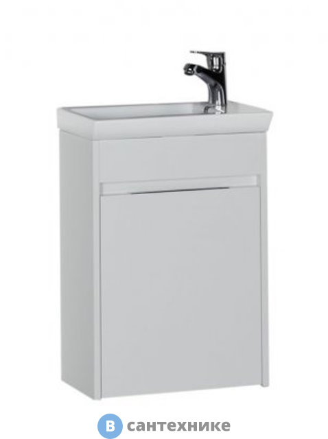 Тумба с раковиной Aquanet Дувр 45 белый (213041)