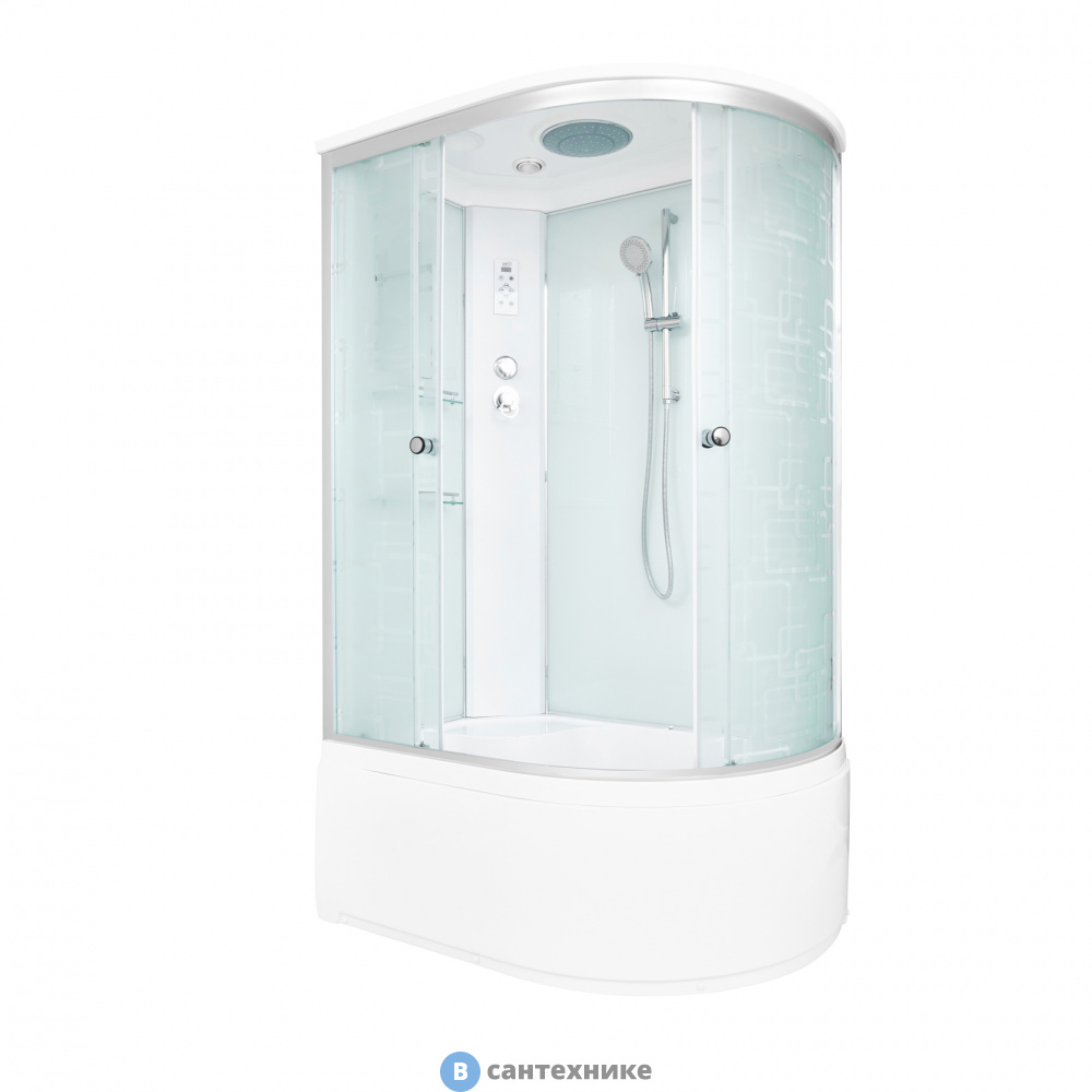 Душевая кабина Deto EM4512L с электрикой 