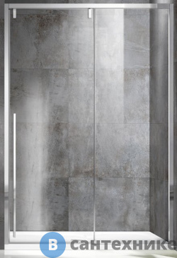 картинка Душевая дверь Vincea Lugano VDS-1L120CL-1, 1200, хром, стекло прозрачное