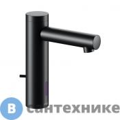 Смеситель Keuco IXMO электронный для умывальника, без гарнитуры, работает от сети, чёрный матовый (59512371100)