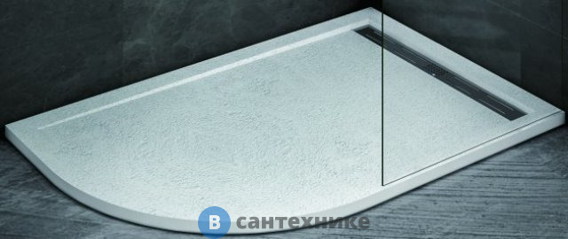 Душевой поддон Cezares TRAY-AS-RH-120/90-550-30-W-R (1200x900x30) без сифона и ножк