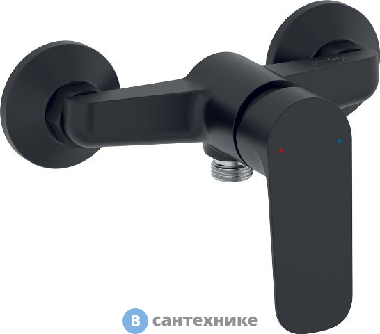 Смеситель Jacob Delafon OSCAR E29843-BL для душа, матовый чёрный