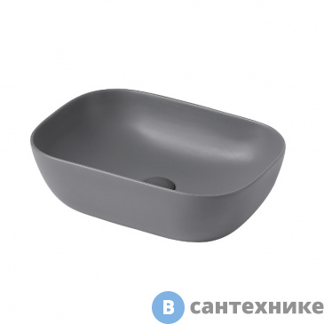 картинка Раковина ABBER Rechteck AC2200MG накладная серая матовая