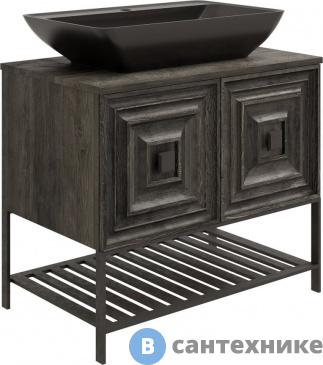 картинка Тумба с раковиной Belinza Rustica 80 (551301)