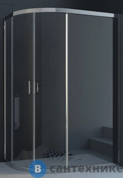 картинка Душевой уголок Veconi RV-03 RV03-12090A-01-19C1 стекло прозрачное/6 мм/ без поддона