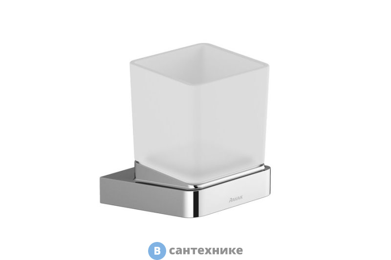 Держатель Ravak TD 210.00 со стаканом (стекло) (X07P321)
